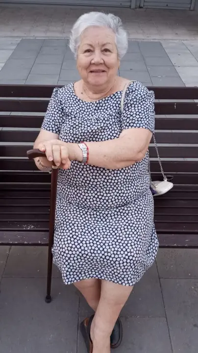 Concepción Alonso Jiménez. Reside en el Polígono desde hace mas de 40 años y quiere felicitar a su nieto Pedro que hizo la comunción recientemente. 04 de junio de 2024.