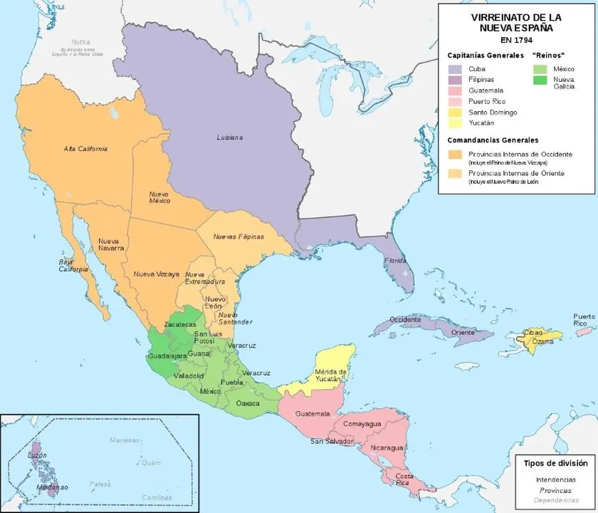 Virreniato de Nueva España 1794