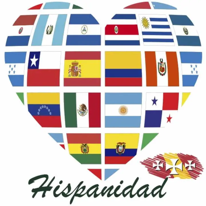 Corazón Día de la Hispanidad