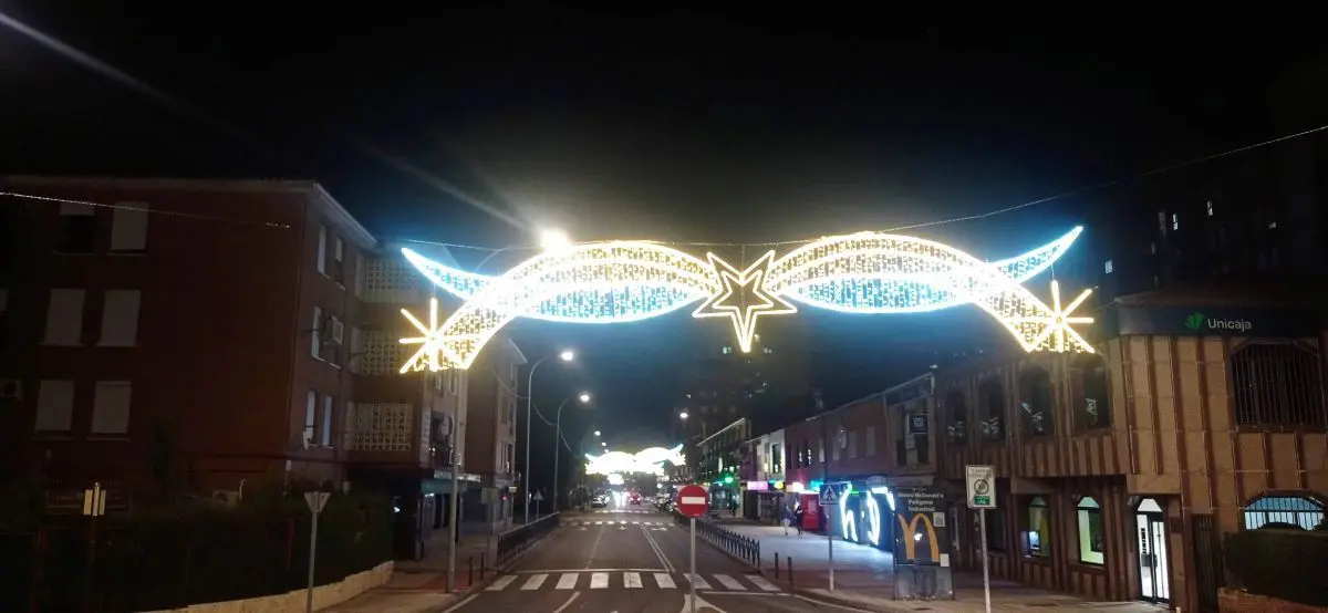 Luces de Navidad Río Alberche