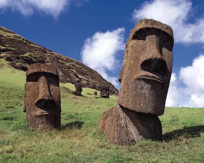 Cabezas de la Isla de Pascua