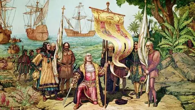 Cristóbal Colon descubre Jamaica