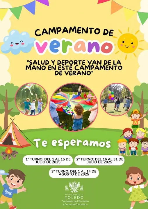 Cartel del Campamento de verano