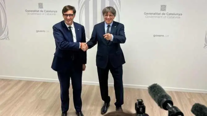 Reunión Illa Puigdemont