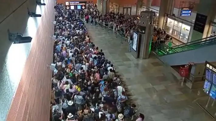 Caos en Barajas