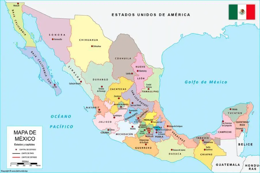 Mapa de Mexico