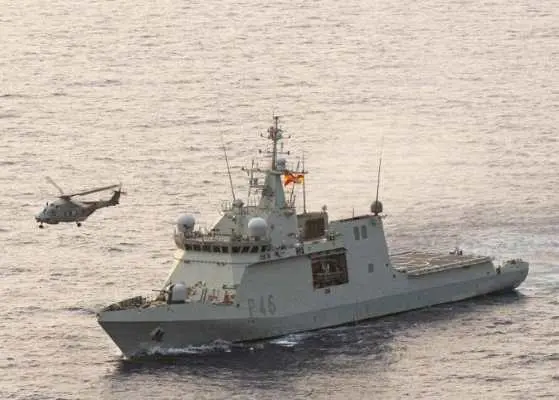 Buque de la armada española a Israel
