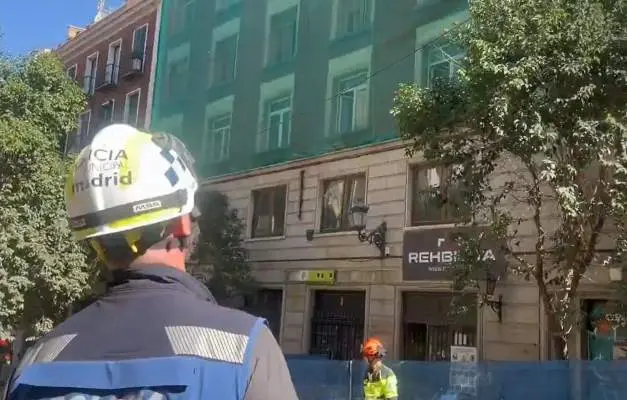 Derrumbe en Madrid