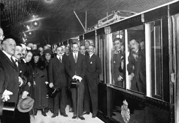 Inauguración metro Madrid