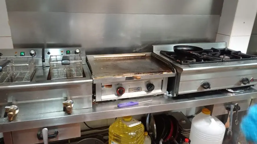 Zona de elaboración de comida española