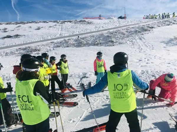 actividad en la nieve