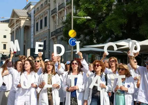 Huelga de m&eacute;dicos