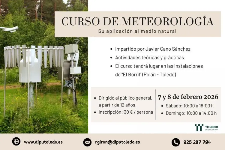 cartel curso de meteorologia