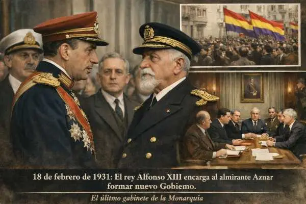 Alfonso XIII encarga formar gobierno a Juan Bautista Aznar