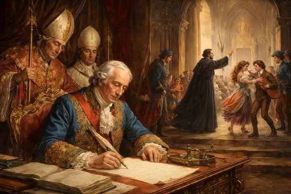 Prohibici&oacute;n de bailar en las iglesias