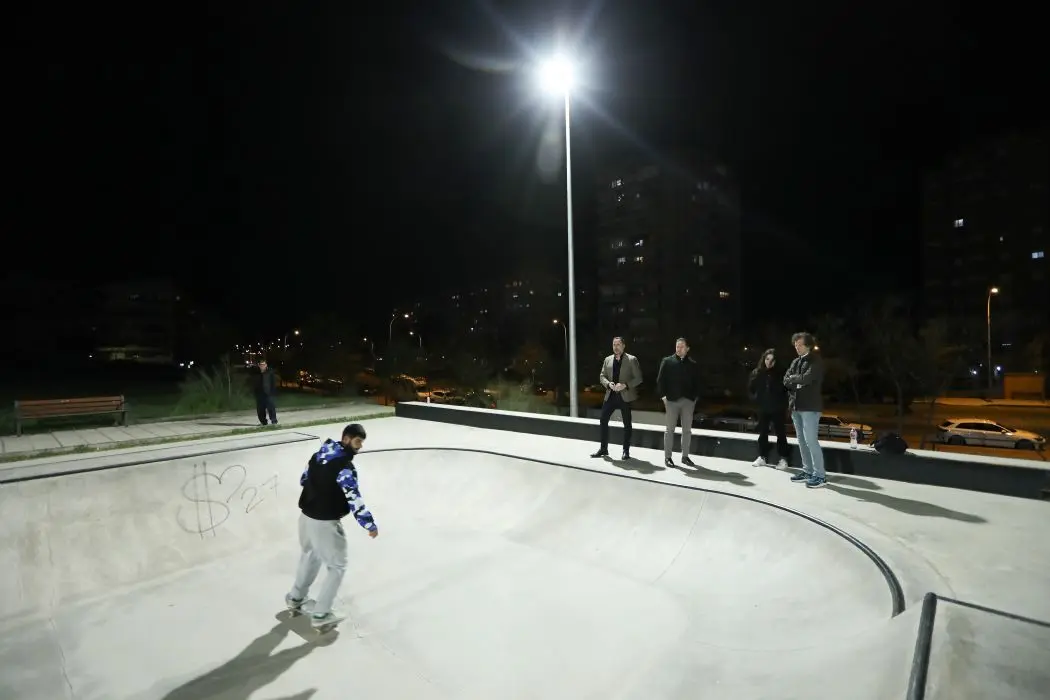 Visita pista skate y calistenia