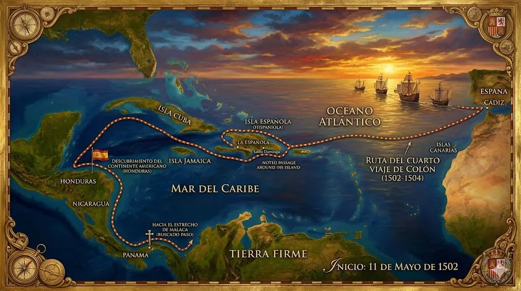 Col&oacute;n y su cuarto viaje