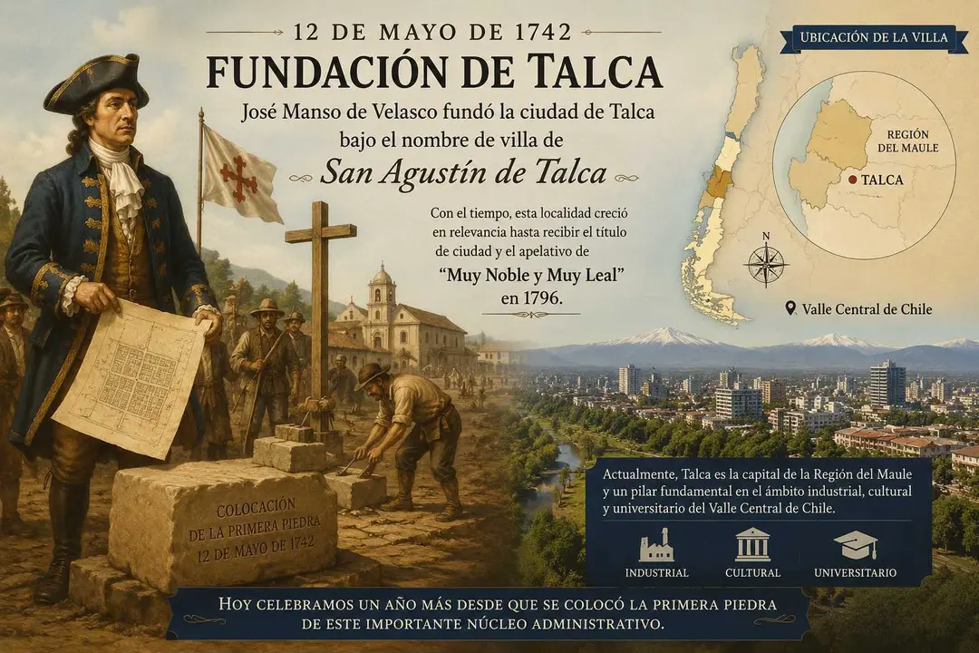 Fundaci&oacute;n de la Villa San Agust&iacute;n de Talca