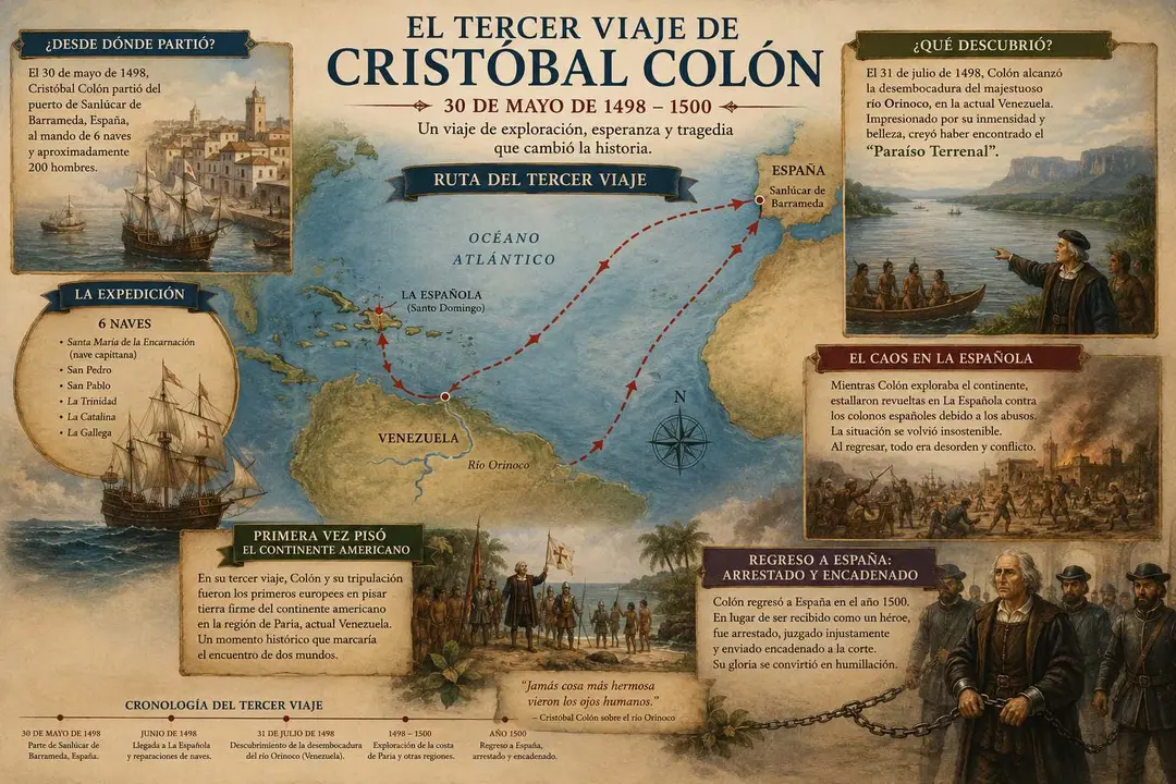 Tercer viaje de Crist&oacute;bal Col&oacute;n