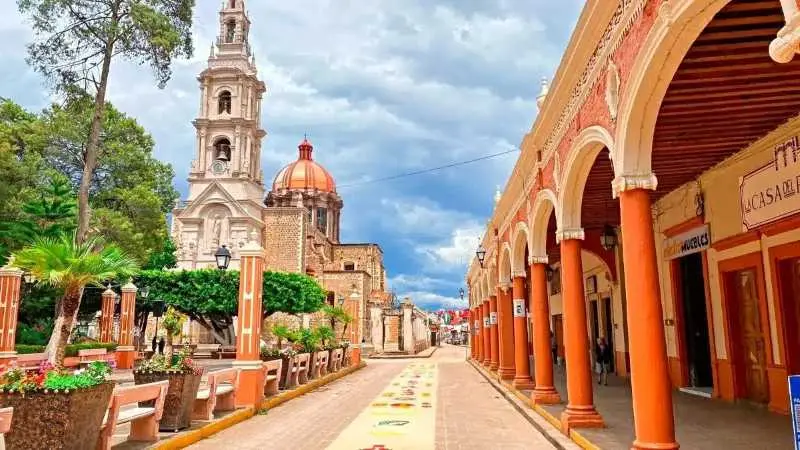 Ciudad de Sombrerete en Zacatecas, M&eacute;xico
