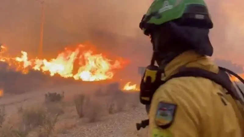 Incendio en Almer&iacute;a
