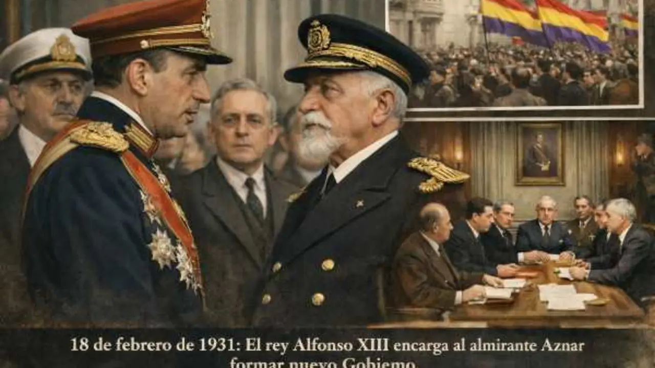 Alfonso XIII encarga formar gobierno a Juan Bautista Aznar