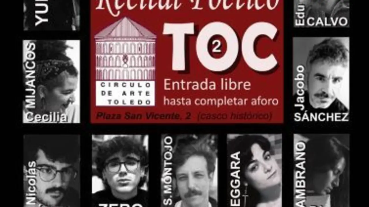 Recital po&eacute;tico TOC