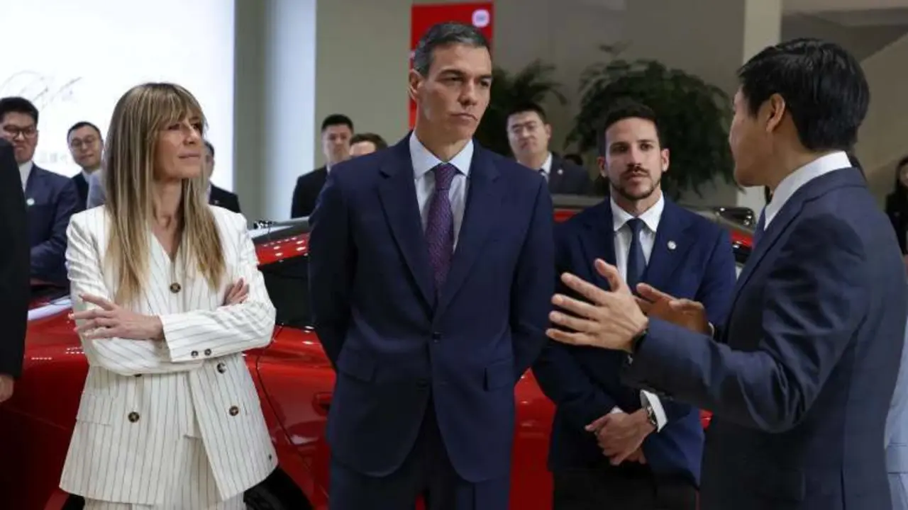 Pedro S&aacute;nchez en China