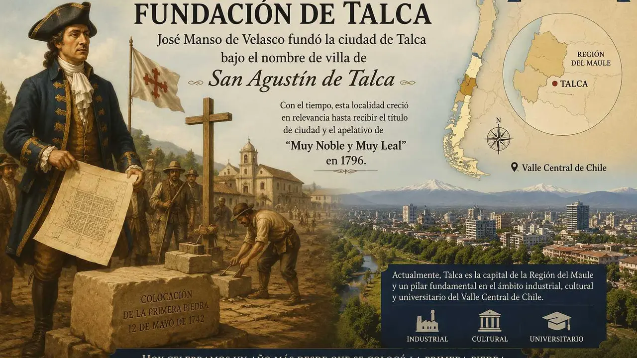 Fundaci&oacute;n de la Villa San Agust&iacute;n de Talca