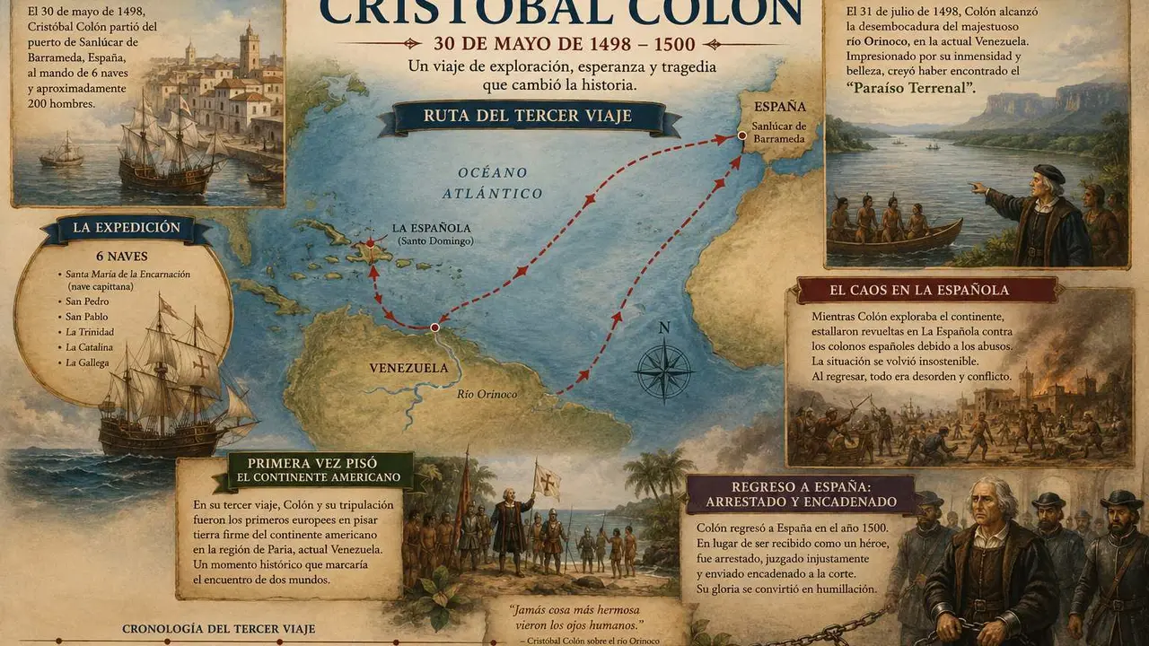 Tercer viaje de Crist&oacute;bal Col&oacute;n
