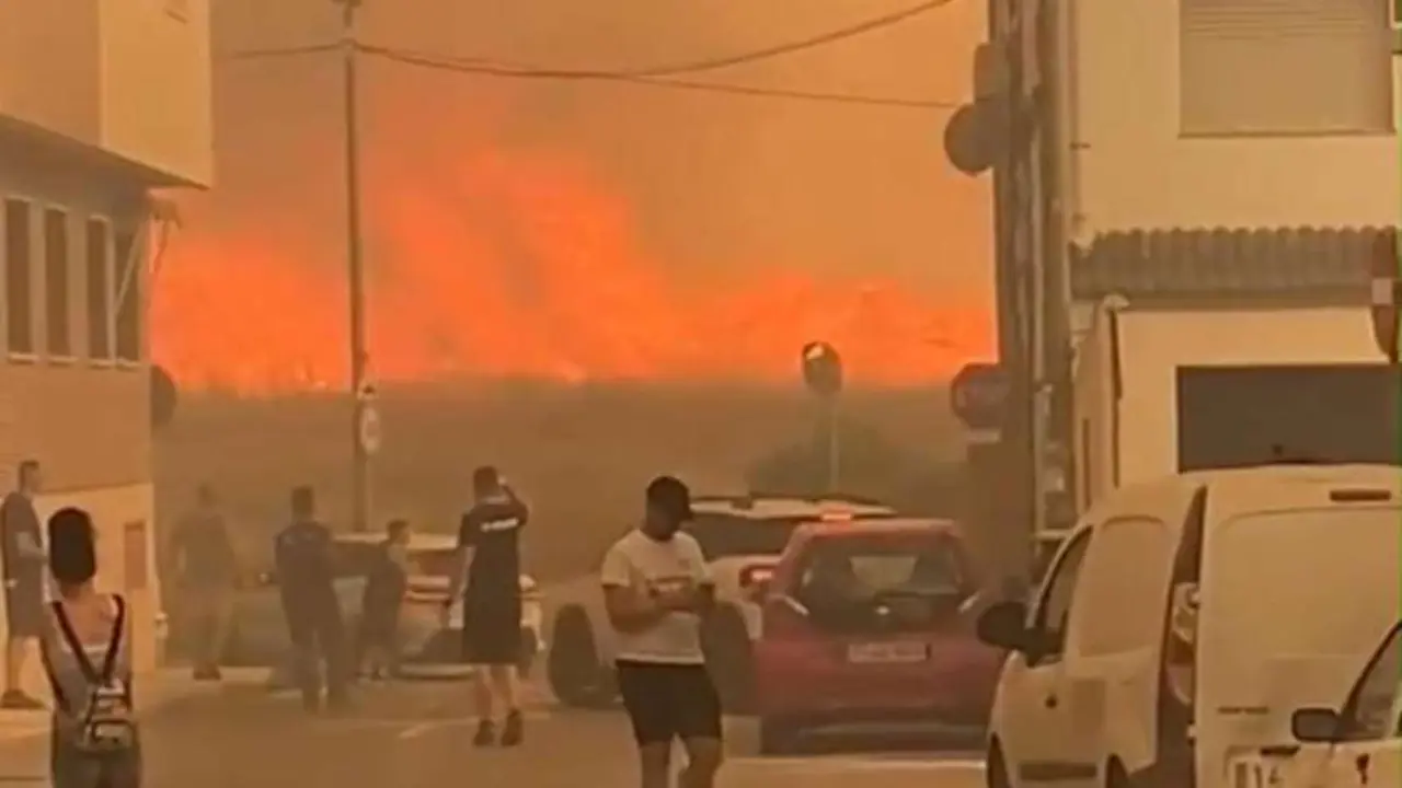 Incendio en Murcia