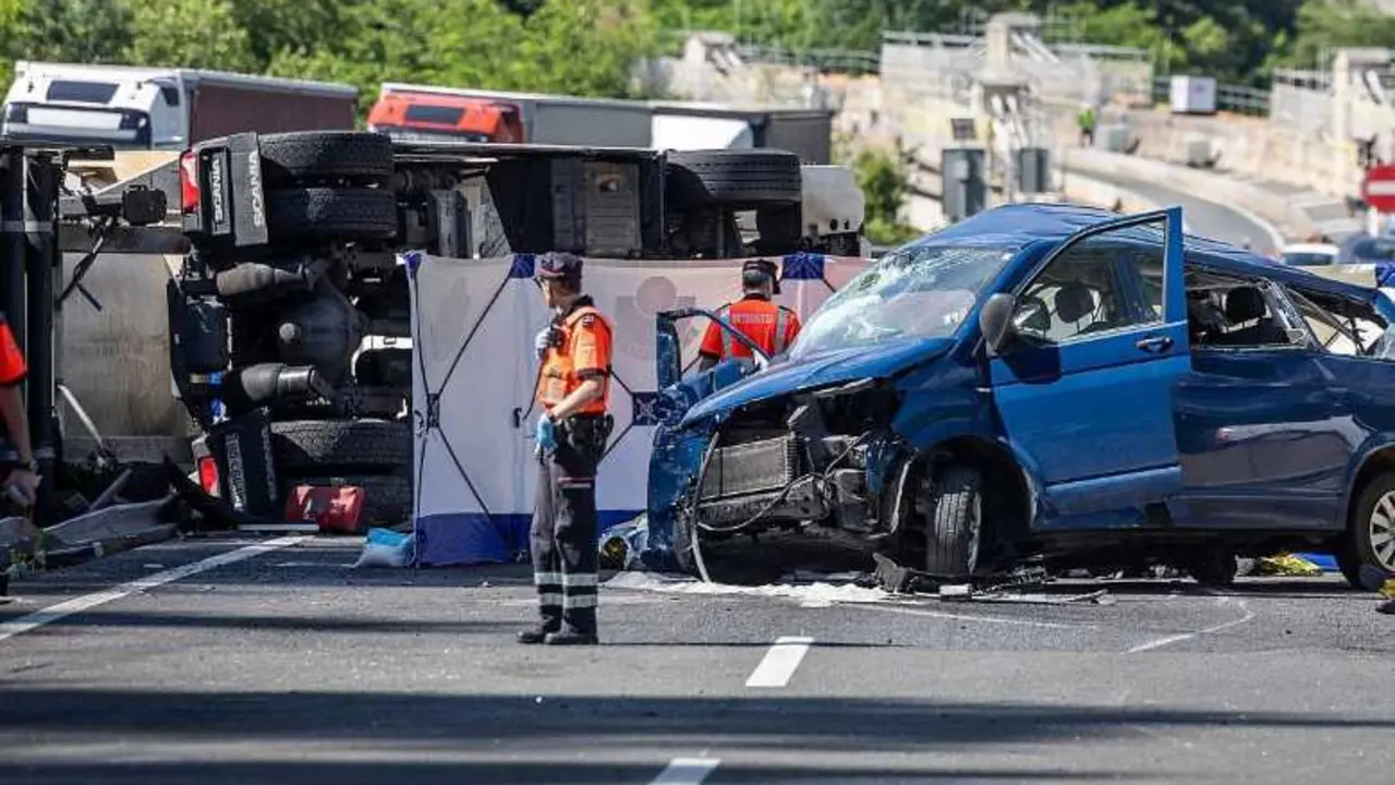 Accidente de Polic&iacute;a Foral Navarra