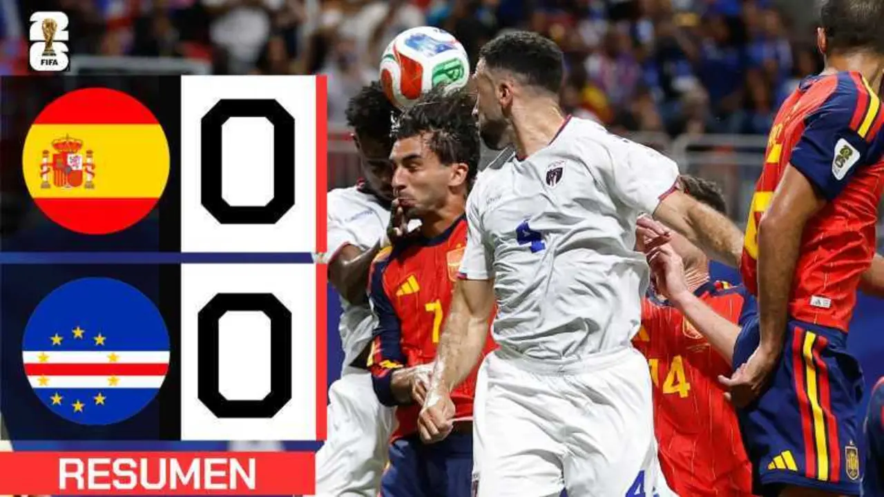 El partido de la selecci&oacute;n espa&ntilde;ola contra Cabo Verde termin&oacute; con un inesperado empate
