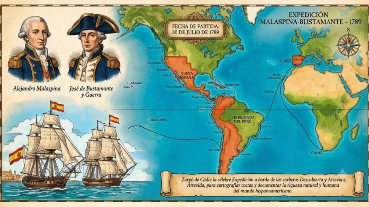 Expedici&oacute;n de Malaespina y Bustamante