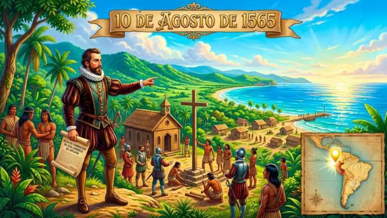 El 10 de agosto de 1565, Bernardo de Loaiza, fund&oacute; la ciudad de Jipijapa en la actual Ecuador