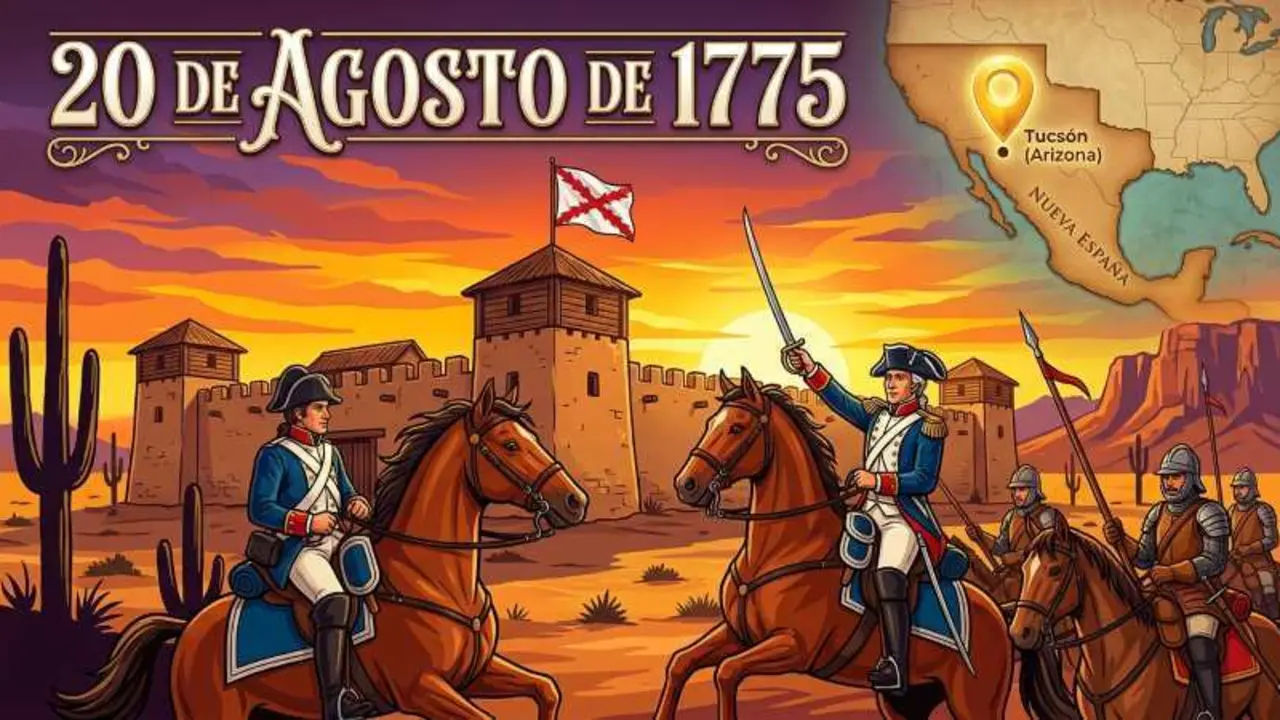 El 20 de agosto de 1775, la Corona espa&ntilde;ola fund&oacute; el Presidio Real de San Agust&iacute;n del Tucson