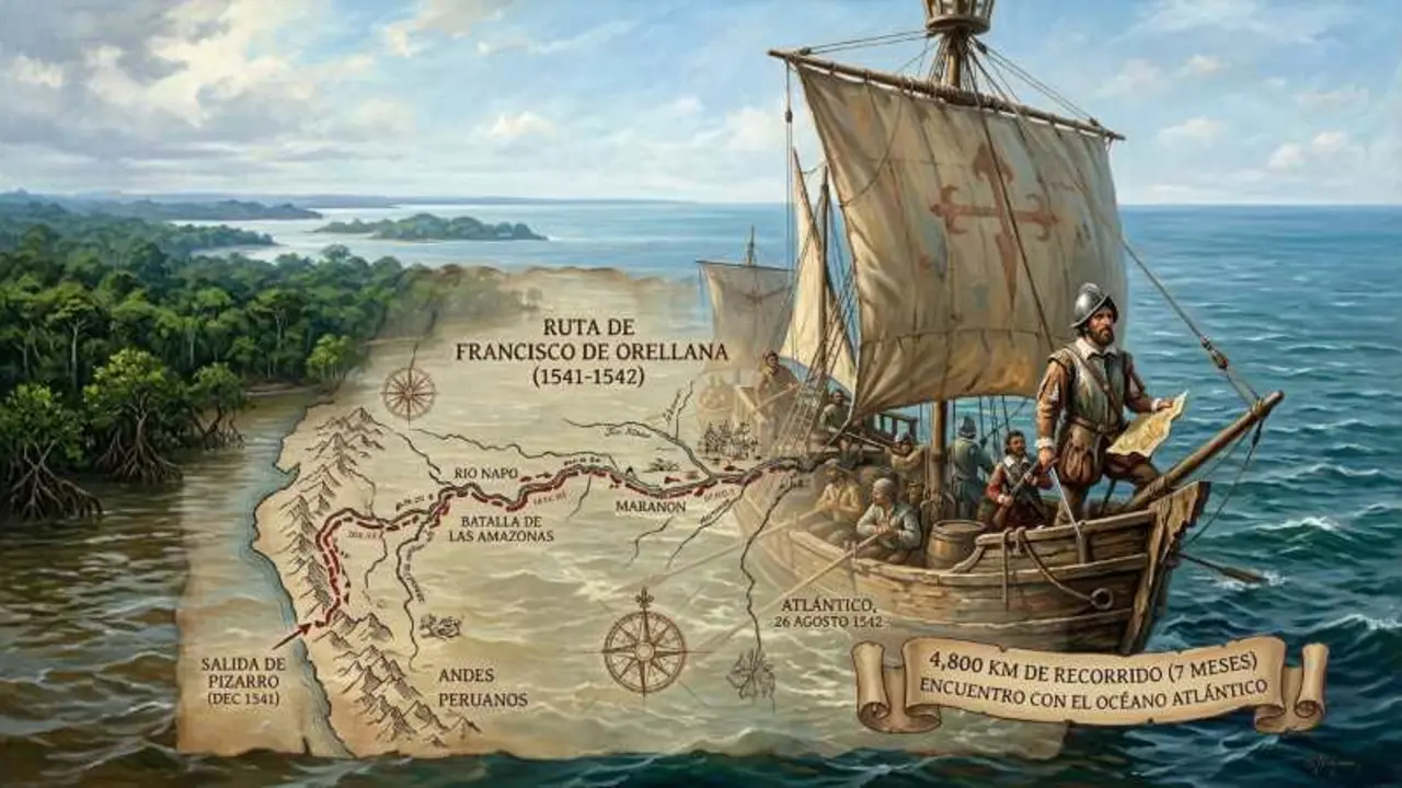 Francisco de Orellana y el Amazonas