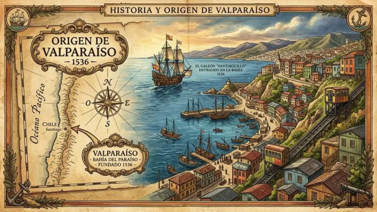 El capit&aacute;n Juan de Saavedra divisaba por primera vez la bah&iacute;a de "Alimapu"