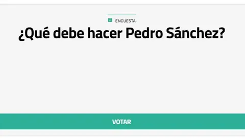 ¿Qué debe hacer Pedro Sánchez?