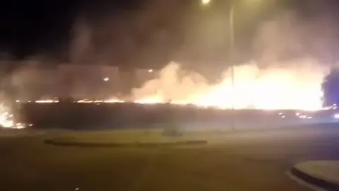 Incendio en El Polígono