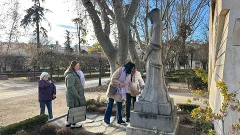 Marisol Illescas concentracion mensual contra la violencia degenero