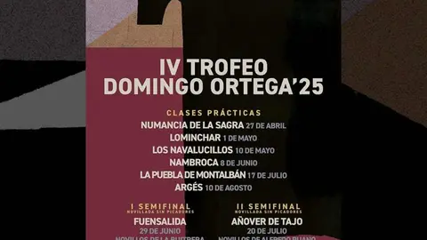 cartelanunciador IV certamen Domingo Ortega