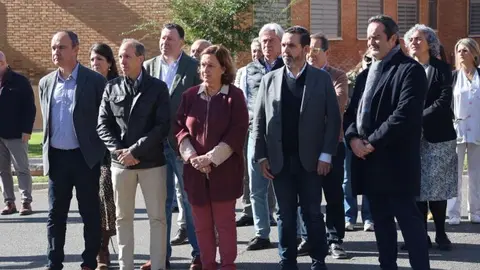 presidenta y diputados en el acto