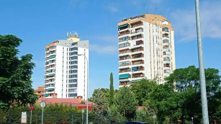 Las torres en fase de renovación