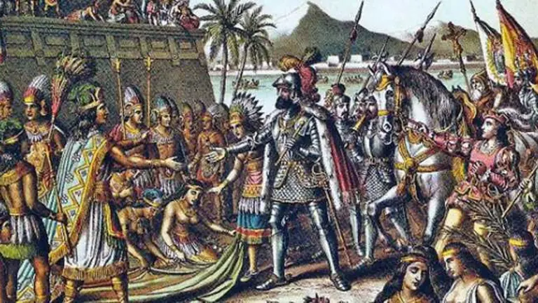 hernan-cortes-entrando-Tenochitlan