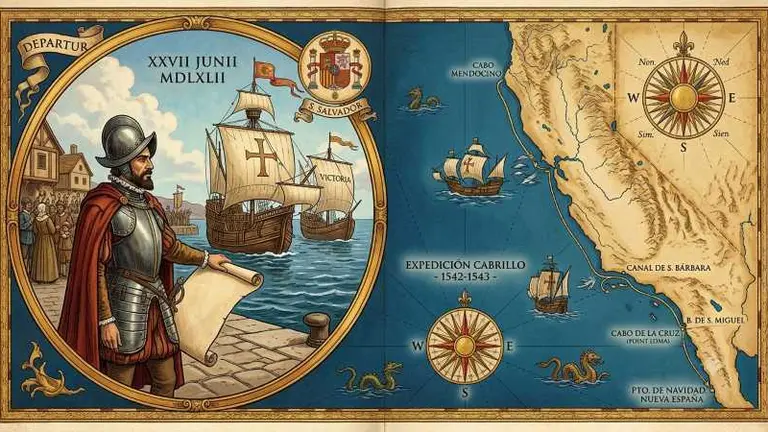 El 27 de junio de 1542, el navegante y explorador espa&ntilde;ol Juan Rodr&iacute;guez Cabrillo zarp&oacute; del puerto de Navidad (Nueva Espa&ntilde;a) con el objetivo de explorar la costa del Pac&iacute;fico y encontrar un paso hacia el norte llegando a la Bah&iacute;a de San Diego.