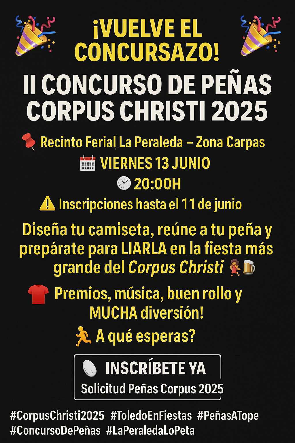 Cartel Concurso Corpus Christi 2025