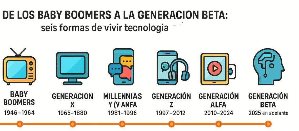 De los Baby Boomer a la generacion Beta