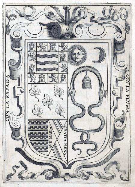 Inca Garcilaso de la Vega, escudo familiar