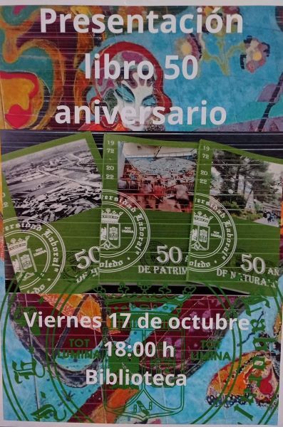 Cartel presentación libro 50 aniversario